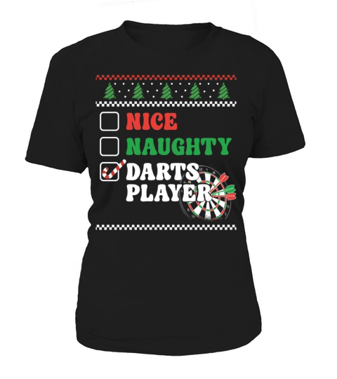 Darts Board Christmas Vintage Nice Women's T-Shirt