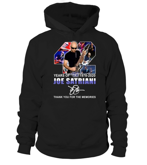 42 years of Joe Satriani 1978-2020 signature shirtn Hoodie Unisex