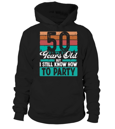 50 Years Old Birthday Idea Retro 50th Birthday Hoodie Unisex