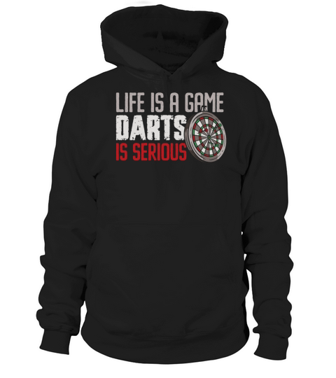 Darts Board Vintage Life Is A Game Hoodie Unisex