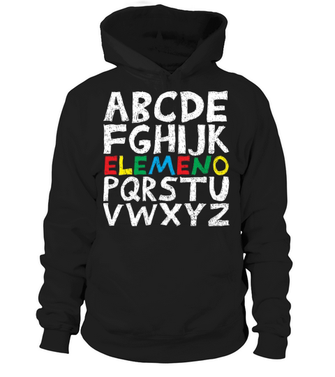 Elemeno Alphabet - Teacher Hoodie Unisex