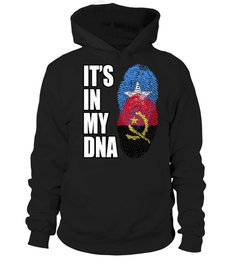 Somali And Angolan Vintage Heritage DNA Flag Hoodie Unisex