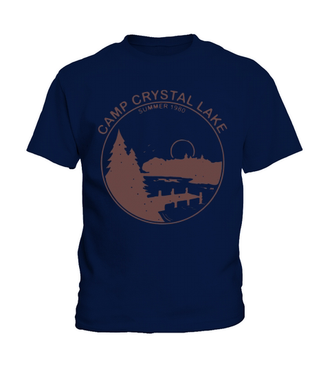 Backside Camp Crystal Lake Summer 1980 For Kids T-Shirt