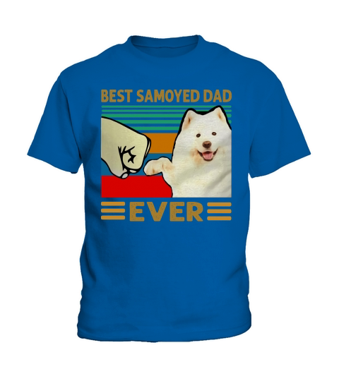 Best Samoyed dad ever vintage shirt Kids T-Shirt