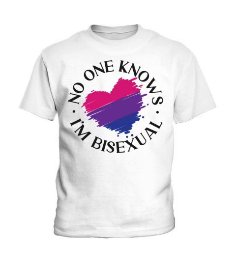 Bisexual Bi Pride Flag No One Kids T-Shirt