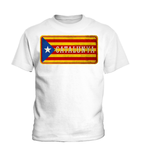 Catalonia Vintage Sign Kids T-Shirt