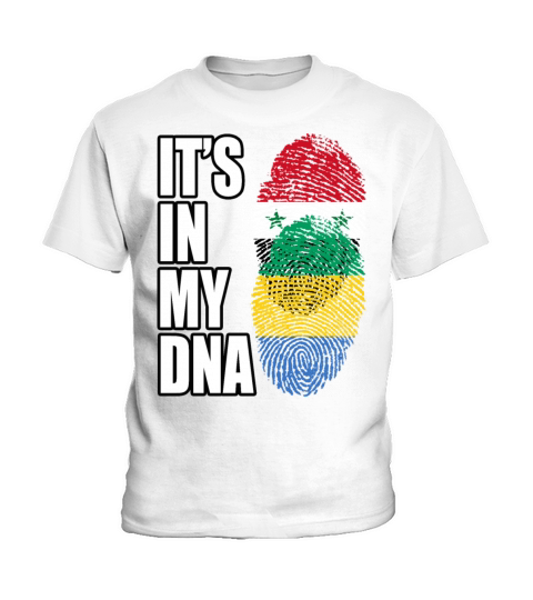 Syrian And Gabonese Vintage Heritage DNA Flag Kids T-Shirt