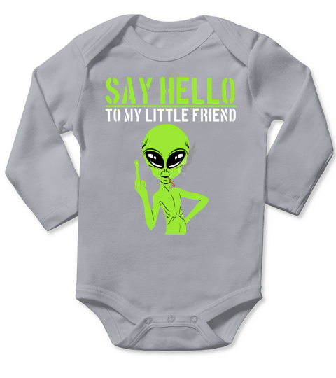 Außerirdische Alien UFO Außerirdische Sci-Fi neu T-Shirt Long Sleeve Baby One-Piece