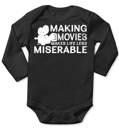 Funny Cameraman Joke Long Sleeve Baby One-Piece