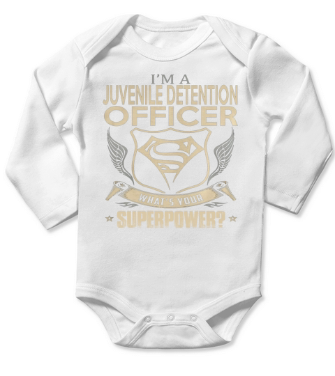 JUVENILE DETENTION OFFICER Long Sleeve Baby One-Piece