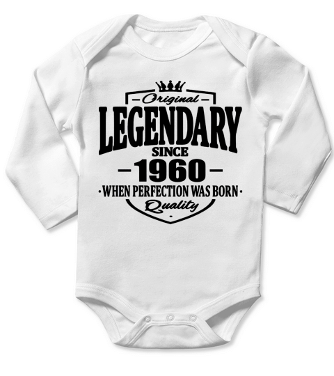Original legendary since 1960 when perfection was born quality Long Sleeve Baby One-Piece