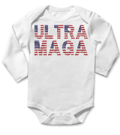 Ultra Maga Long Sleeve Baby One-Piece