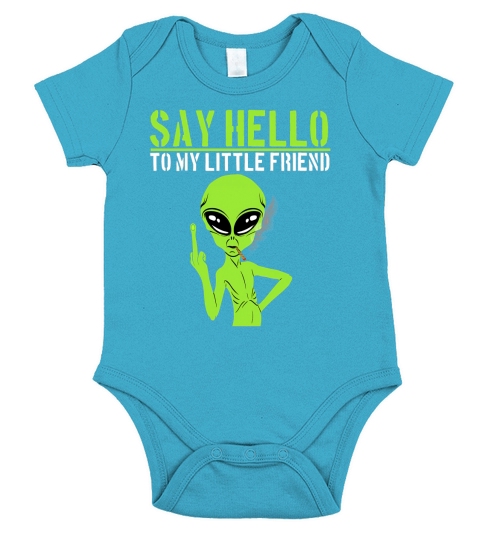 Außerirdische Alien UFO Außerirdische Sci-Fi neu T-Shirt Short Sleeve Baby One-Piece
