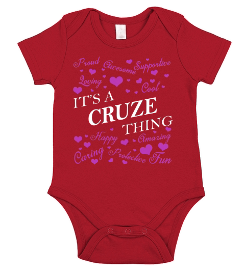 CRUZE Shirts - Its a CRUZE Thing Name Shirts Short Sleeve Baby One-Piece