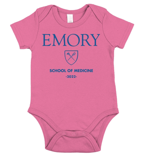 EMORY SCHOOL OF MEDICINE CLASS OF 2022 Short Sleeve Baby One-Piece