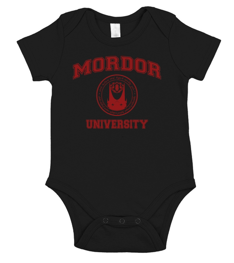 Mordor University Short Sleeve Baby One-Piece