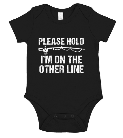Please Hold I’m On The Other Line Short Sleeve Baby One-Piece