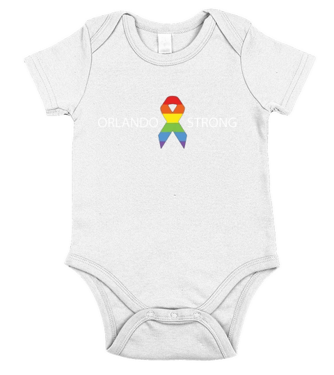 PRAY FOR ORLANDO LGBT SUPPORTER ORLANDO STRONG GAY PRIDE Short Sleeve Baby One-Piece