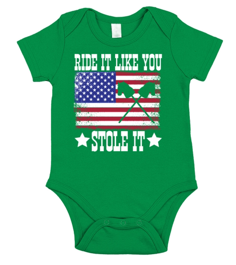 Ride It Like You Stole it Hobby Horsing Short Sleeve Baby One-Piece