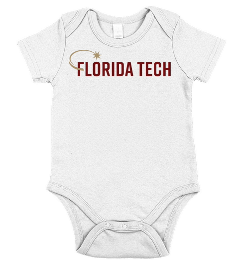 Simple Logo Florida Institute Of Technology 2020 Short Sleeve Baby One-Piece