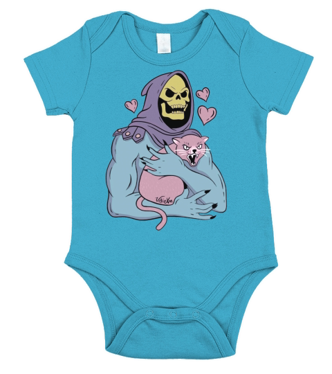 SKELETOR&amp;amp;#39;S CAT Short Sleeve Baby One-Piece