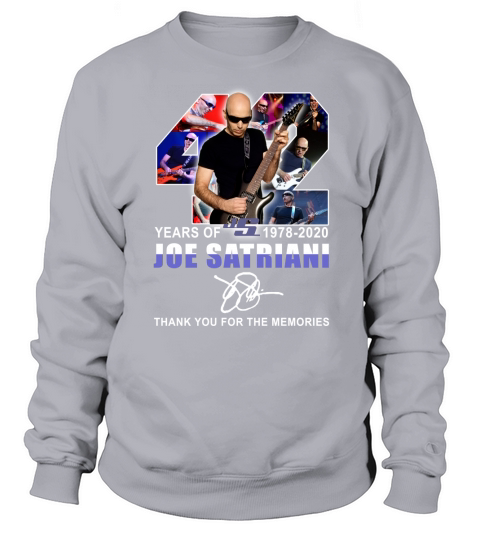 42 years of Joe Satriani 1978-2020 signature shirtn Sweatshirt Unisex