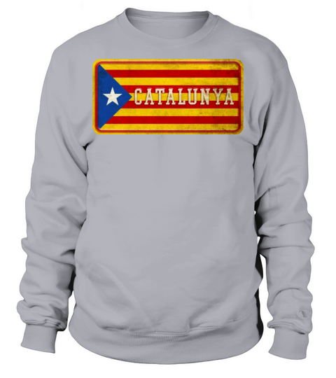 Catalonia Vintage Sign Sweatshirt Unisex