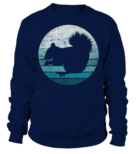 Squirrel Acorn Retro Vintage Sweatshirt Unisex