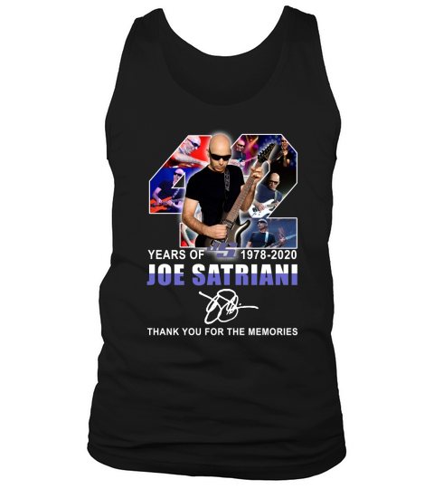 42 years of Joe Satriani 1978-2020 signature shirtn Tank Top Unisex