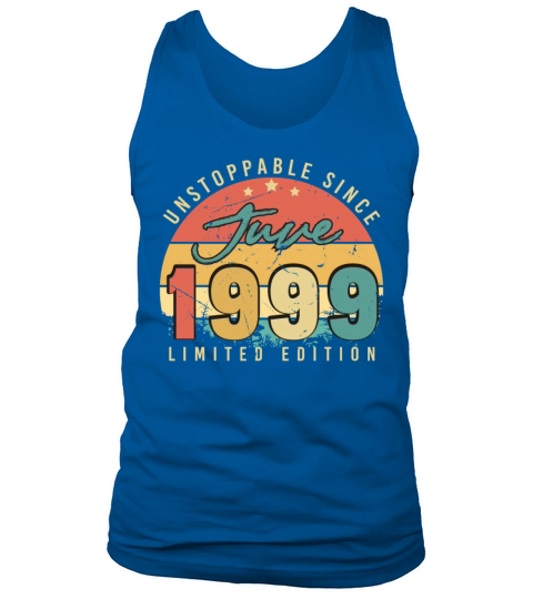Birth Month June 1999 Tank Top Unisex