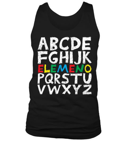 Elemeno Alphabet - Teacher Tank Top Unisex