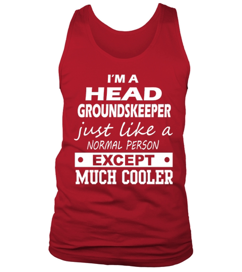 HEAD GROUNDSKEEPER Cooler Tank Top Unisex