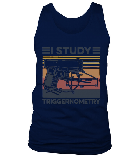 I study triggernometry vintage Tank Top Unisex