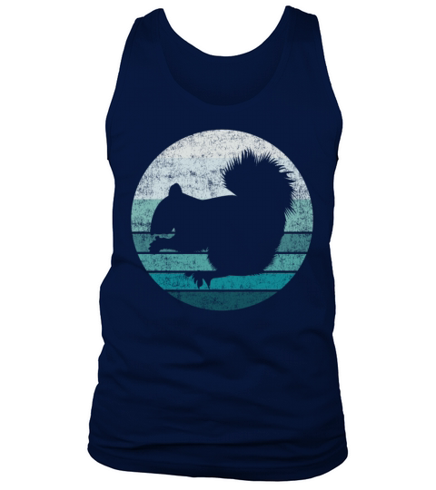 Squirrel Acorn Retro Vintage Tank Top Unisex