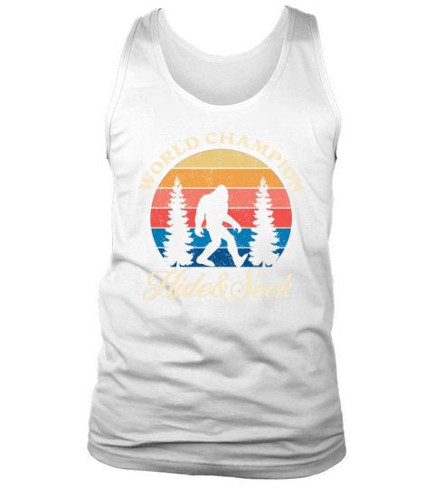 Vintage Bigfoot hide and seek champion Tank Top Unisex
