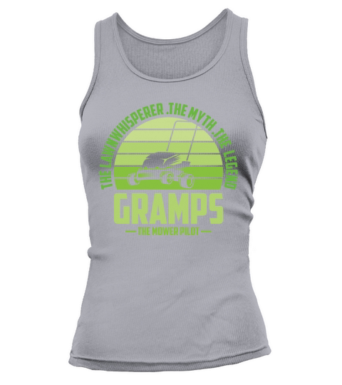 Funny Gramps Lawn Mowing Shirt Lawn Mower Mow Summ Tank top Woman