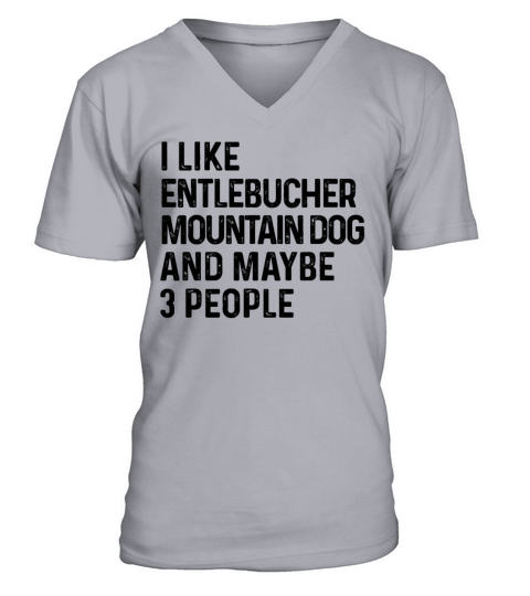 I Like Entlebucher Mountain Dog And Maybe 3 V-Neck T-shirt