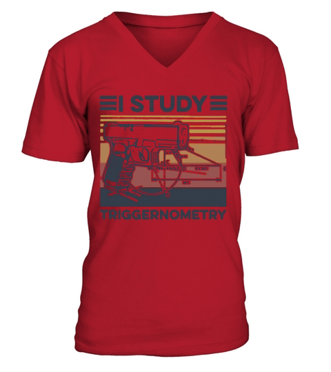 I study triggernometry vintage V-Neck T-shirt