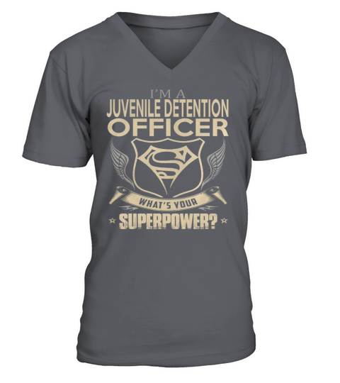 JUVENILE DETENTION OFFICER V-Neck T-shirt