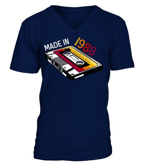 Made in 1988 Millenials Gift V-Neck T-shirt