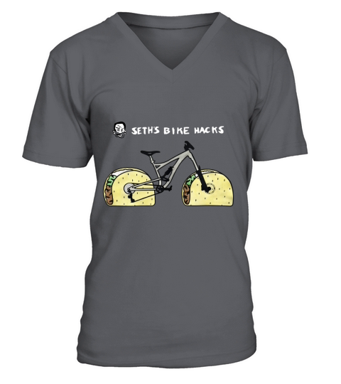 Seths bike hacks T-Shirt V-Neck T-shirt