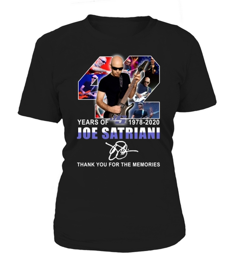 42 years of Joe Satriani 1978-2020 signature shirtn Women's T-Shirt