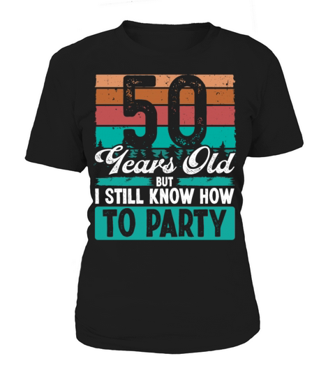 50 Years Old Birthday Idea Retro 50th Birthday Women's T-Shirt