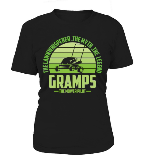 Funny Gramps Lawn Mowing Shirt Lawn Mower Mow Summ Women's T-Shirt