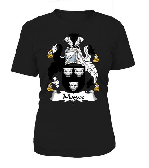 Magee Coat of Arms Irish Family Crests Women's T-Shirt