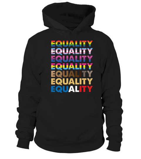 Equality LGBT Community Gay Ally LGBTQ Pride Month Hoodie Unisex