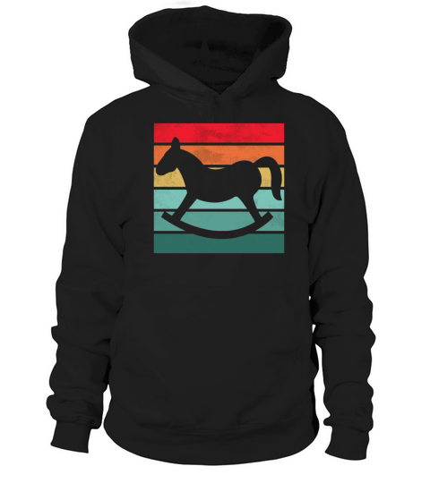 Girls Horse Riding Shirt Vintage Retro Hoodie Unisex