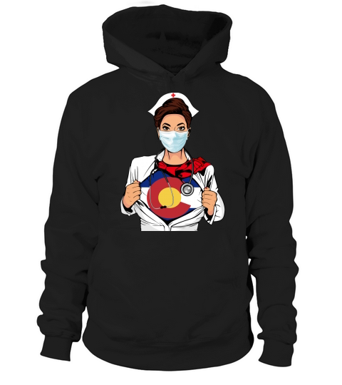 Nurse Strong Colorado Blood Inside Me Nationality 2020 - Posters Portrait Hoodie Unisex