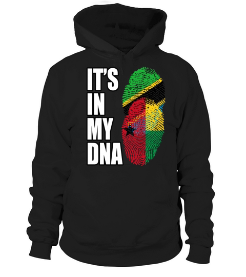 Tanzanian And Bissau Guinean Vintage Heritage DNA Hoodie Unisex