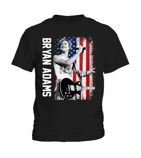 Discover Cool Bryan Adams American Flag Kids T-Shirt